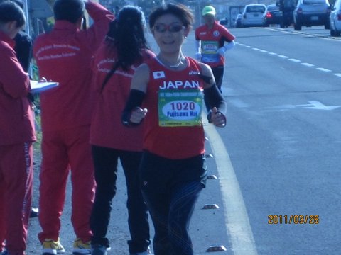 女子優勝　藤沢　舞（札幌市役所・北海道）は二連覇